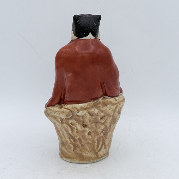 Antique Chinese Porcelain Wise Man Figure  Scholar Gentleman‎ 7" Tall Stamped - Picture 4 of 8